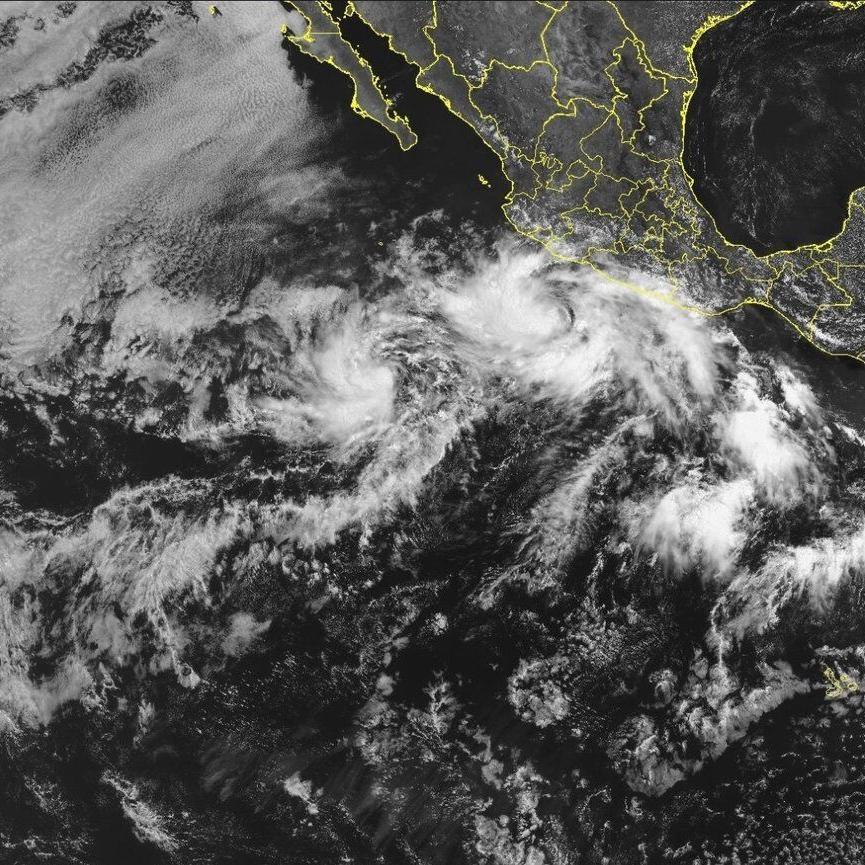 Barbara weakens to a tropical storm as it heads to cooler waters off the coast of Mexico